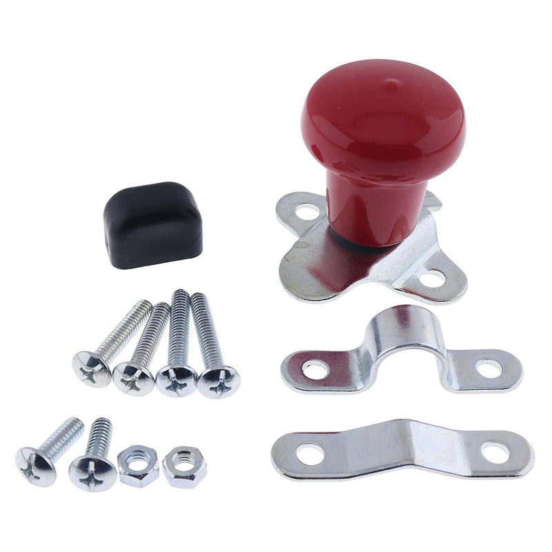 DURAFORCE Red Steering Wheel Spinner Knob WSV122R For John Deere Case Ford Tractor