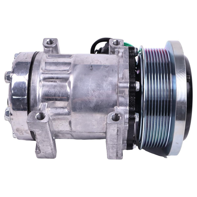 DURAFORCE SD7H15 24V A/C Compressor 338-9100 for Caterpillar C32 3516B 990K 992K 993K 994K