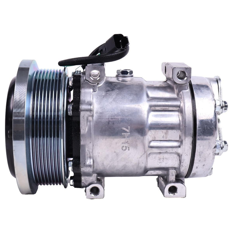 DURAFORCE SD7H15 24V A/C Compressor 338-9100 for Caterpillar C32 3516B 990K 992K 993K 994K