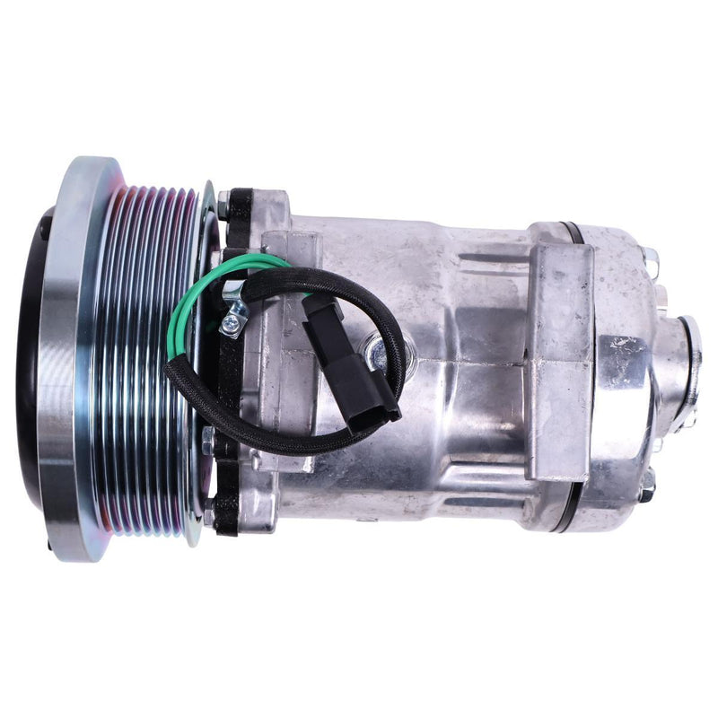 DURAFORCE SD7H15 24V A/C Compressor 338-9100 for Caterpillar C32 3516B 990K 992K 993K 994K