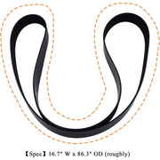 DURAFORCE Serpentine Belt for Continental-ContiTech 4120858X 4120860X HD Value 12K858HDV