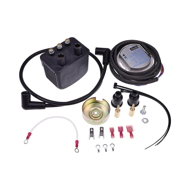 DURAFORCE Single Fire Programmable Ignition Coil Kit 53-660 for Big Twin Models 1970-99