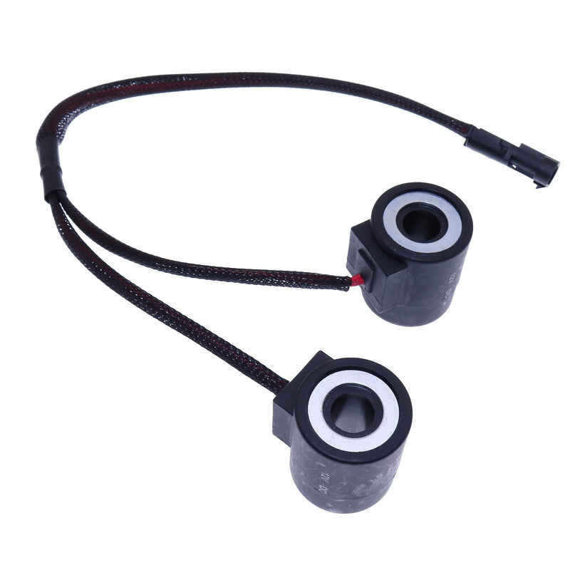 DURAFORCE Solenoid Valve Double Coil AT163468 For John Deere Backhoe Loader 300D 310D