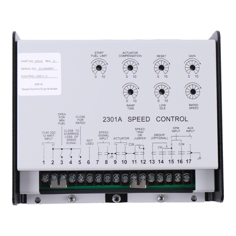DURAFORCE Speed Controller 9907-014 9907014 For Woodward Diesel Engine Gas Turbin