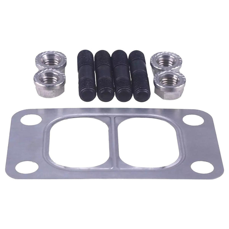 DURAFORCE Turbo Mounting Studs Nuts w/Gasket 3818823 For Cummins 4B3.9 6B5.9 6C8.3 B3.3
