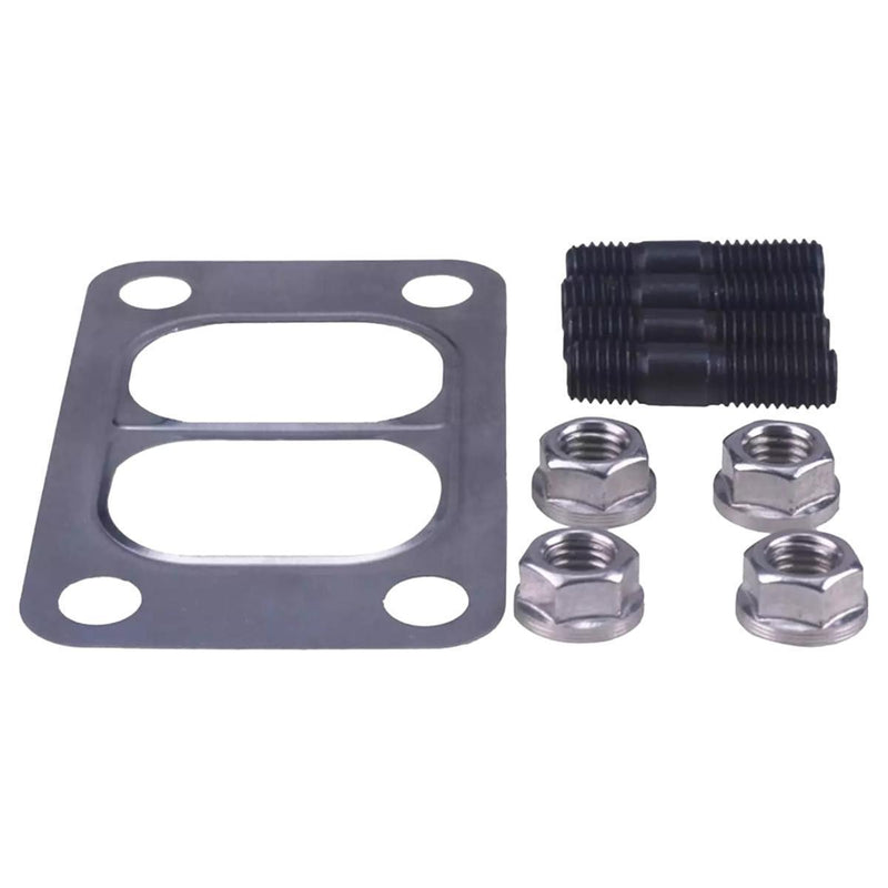 DURAFORCE Turbo Mounting Studs Nuts w/Gasket 3818823 For Cummins 4B3.9 6B5.9 6C8.3 B3.3