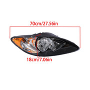 DURAFORCE For 2008-2016 International ProStar L&R Headlights Pairs Black Housing Projector