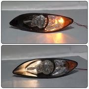 DURAFORCE For 2008-2016 International ProStar L&R Headlights Pairs Black Housing Projector