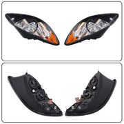 DURAFORCE For 2008-2016 International ProStar L&R Headlights Pairs Black Housing Projector