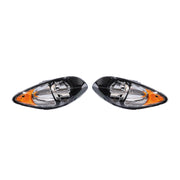 DURAFORCE For 2008-2016 International ProStar L&R Headlights Pairs Black Housing Projector