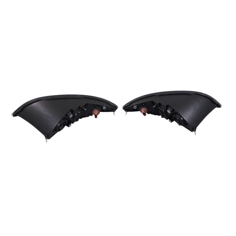 DURAFORCE For 2008-2016 International ProStar L&R Headlights Pairs Black Housing Projector