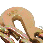 DURAFORCE 2Pcs Load Binders Ratchet Chain Binder 1/4"-5/16" W/ Chain 1/4In×12FT 2200Lb G80