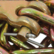 DURAFORCE 2Pcs Load Binders Ratchet Chain Binder 1/4"-5/16" W/ Chain 1/4In×12FT 2200Lb G80
