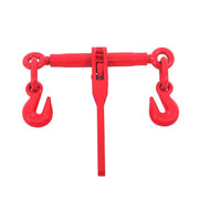 DURAFORCE 2Pcs Load Binders Ratchet Chain Binder 1/4"-5/16" W/ Chain 1/4In×12FT 2200Lb G80