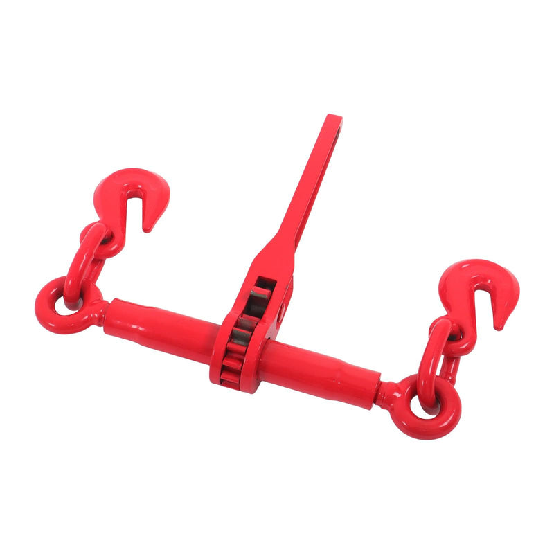 DURAFORCE 2Pcs Load Binders Ratchet Chain Binder 1/4"-5/16" W/ Chain 1/4In×12FT 2200Lb G80