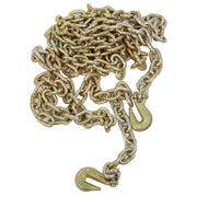 DURAFORCE 3/8"×20' Tow Chain Tie Down Binder Chain Flatbed Truck Trailer Safety G70 2 Pcs