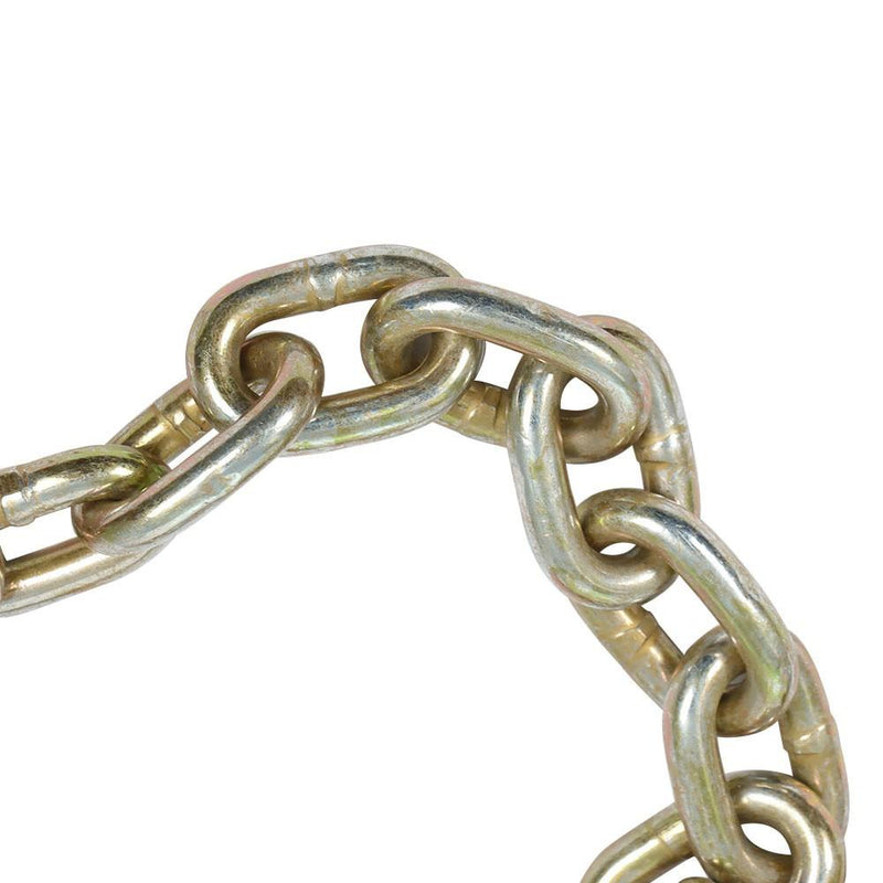 DURAFORCE 3/8"×20' Tow Chain Tie Down Binder Chain Flatbed Truck Trailer Safety G70 2 Pcs