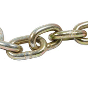 DURAFORCE 3/8"×20' Tow Chain Tie Down Binder Chain Flatbed Truck Trailer Safety G70 2 Pcs