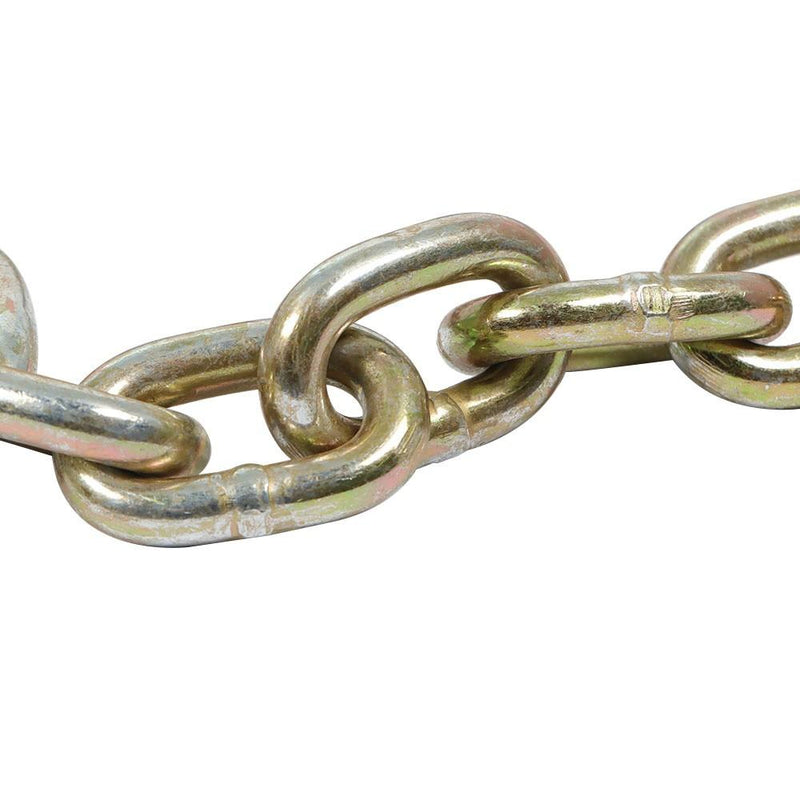 DURAFORCE 3/8"×20' Tow Chain Tie Down Binder Chain Flatbed Truck Trailer Safety G70 2 Pcs