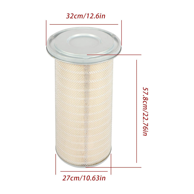 DURAFORCE 2 Pack Engine Air Filter P153551 LAF3551 PA2705 For Freightliner Kenworth Mack