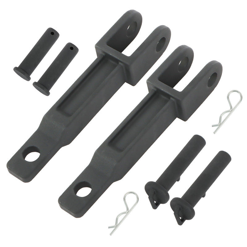 DURAFORCE 2PC Single Tow Hook A20-6014 W/ Pull Pin & Frame Pin For Peterbilt/Kenworth 10KG