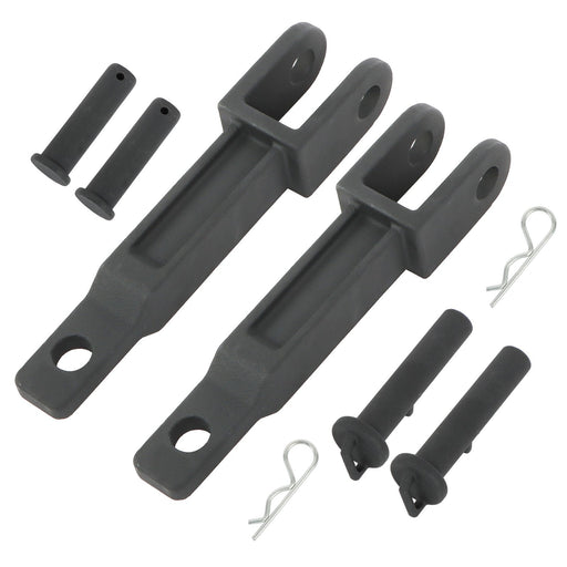 DURAFORCE 2PC Single Tow Hook A20-6014 W/ Pull Pin & Frame Pin For Peterbilt/Kenworth 10KG