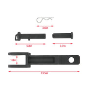 DURAFORCE 2PC Single Tow Hook A20-6014 W/ Pull Pin & Frame Pin For Peterbilt/Kenworth 10KG