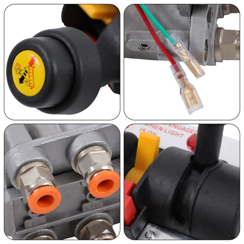 DURAFORCE High Quality Control Valve - Dual Valve (Pto & Dump Pump) Air Kit With Kickout
