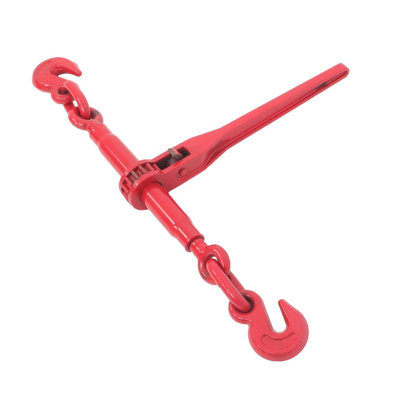 DURAFORCE 3/8-1/2In G80 9215Lb 3/8In×10FT Chain Truck Trailer Tie Down Ratchet Load Binder