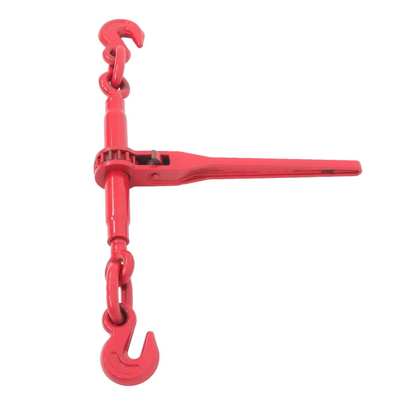 DURAFORCE 3/8-1/2In G80 9215Lb 3/8In×10FT Chain Truck Trailer Tie Down Ratchet Load Binder