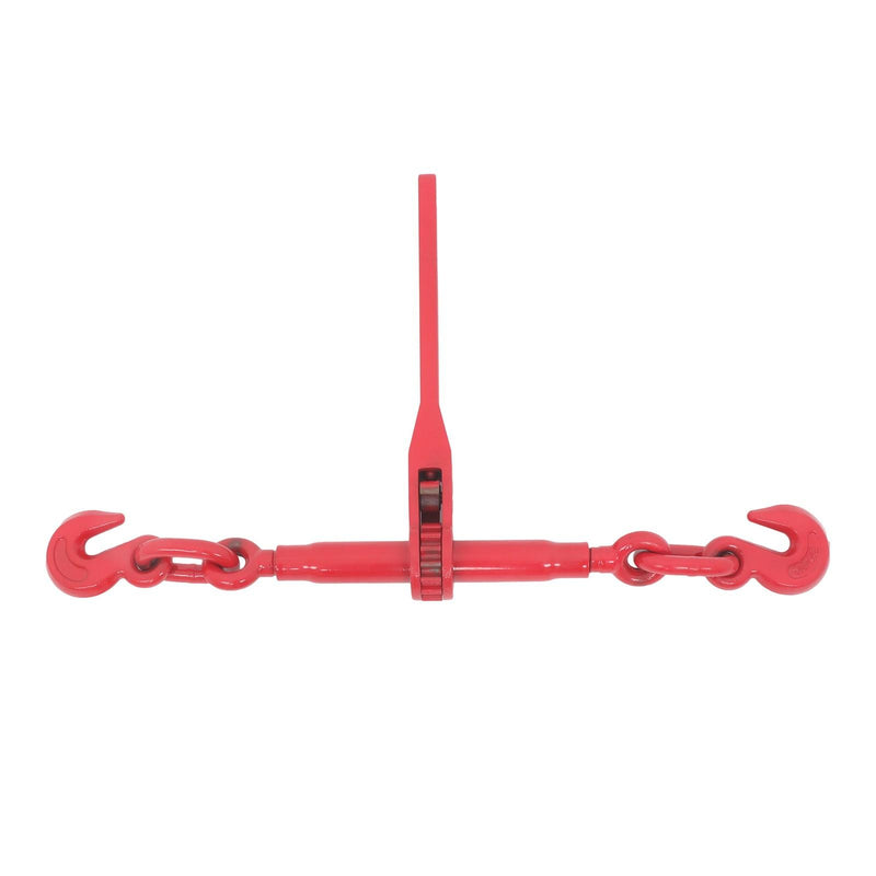 DURAFORCE 3/8-1/2In G80 9215Lb 3/8In×10FT Chain Truck Trailer Tie Down Ratchet Load Binder