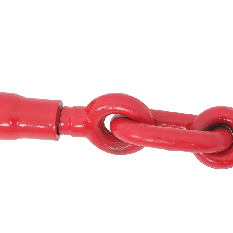 DURAFORCE 3/8-1/2In G80 9215Lb 3/8In×10FT Chain Truck Trailer Tie Down Ratchet Load Binder