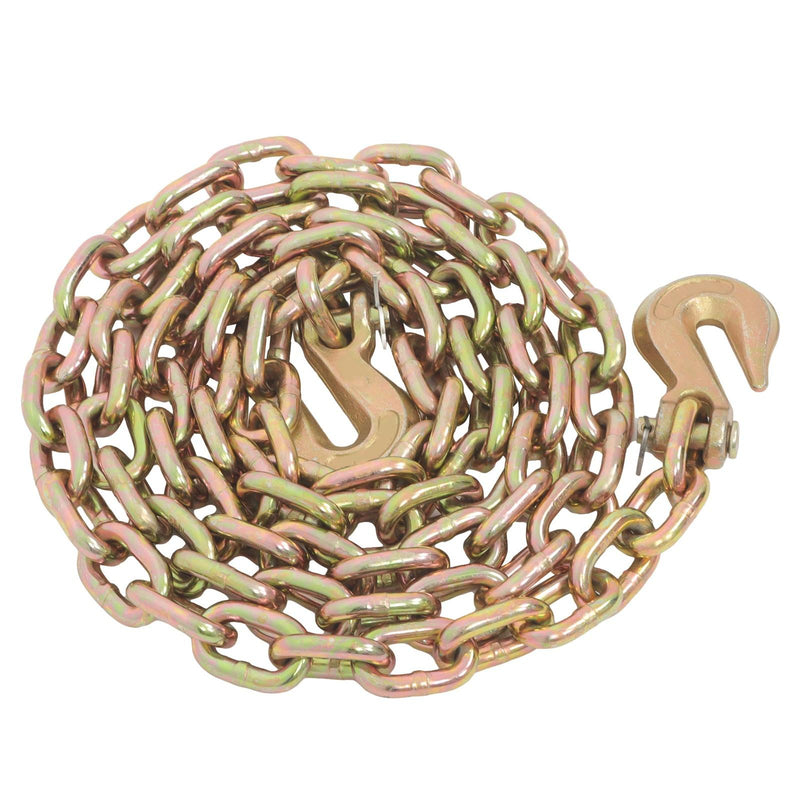 DURAFORCE 3/8-1/2In G80 9215Lb 3/8In×10FT Chain Truck Trailer Tie Down Ratchet Load Binder