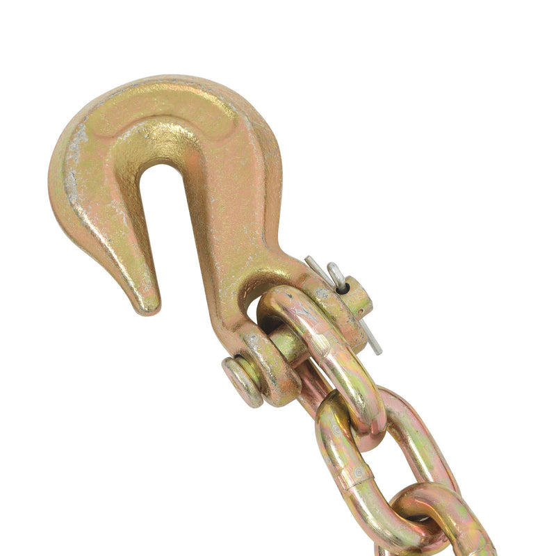 DURAFORCE 3/8-1/2In G80 9215Lb 3/8In×10FT Chain Truck Trailer Tie Down Ratchet Load Binder