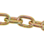 DURAFORCE 2 Pack 3/8In×10FT Binder Transport Chain Grab Hooks Tow Chain G70 Steel 7100Lbs