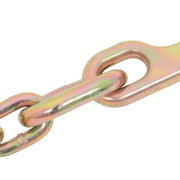 DURAFORCE 3/8In × 2FT 7100Lbs V-Bridle Tow Chain G80 With 15In J-Hooks 3/8In Grapple Hooks