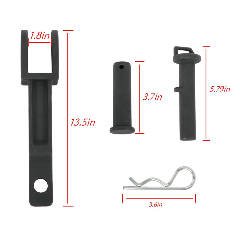 DURAFORCE A20-6014 For Peterbilt / Kenworth Single Tow Hook With Pull Pin & Frame Pin