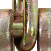 DURAFORCE 3/8In×8FT 6600Lb G70 Transport Chains Binder Chain Tow Chain W/ Grab Sling Hooks