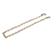 DURAFORCE 3/8In×8FT 6600Lb G70 Transport Chains Binder Chain Tow Chain W/ Grab Sling Hooks