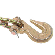 DURAFORCE 4900Lbs G80 Steel Transport Binder Chain 5/16In × 12FT With Clevis Grab Hooks
