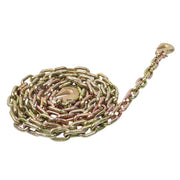 DURAFORCE 4900Lbs G80 Steel Transport Binder Chain 5/16In × 12FT With Clevis Grab Hooks