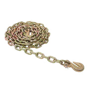DURAFORCE 4900Lbs G80 Steel Transport Binder Chain 5/16In × 12FT With Clevis Grab Hooks