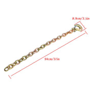 DURAFORCE 2Pcs Tow Chain With Clevis Slip Hook 3/8"×35" G70 26400Lbs Trailer Safety Chain
