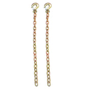 DURAFORCE 2Pcs Tow Chain With Clevis Slip Hook 3/8"×35" G70 26400Lbs Trailer Safety Chain