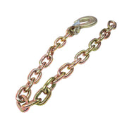 DURAFORCE 2Pcs Tow Chain With Clevis Slip Hook 3/8"×35" G70 26400Lbs Trailer Safety Chain
