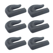 DURAFORCE 6Pcs G70 3/8" Weld On Chain Grab Hook Tow Hook Tractor Bucket Trailer Tie Down
