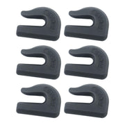 DURAFORCE 6Pcs G70 3/8" Weld On Chain Grab Hook Tow Hook Tractor Bucket Trailer Tie Down