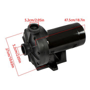 DURAFORCE W36060 3/4 HP Booster Pump For Inground Swimming Pools Pressure Cleaner Black