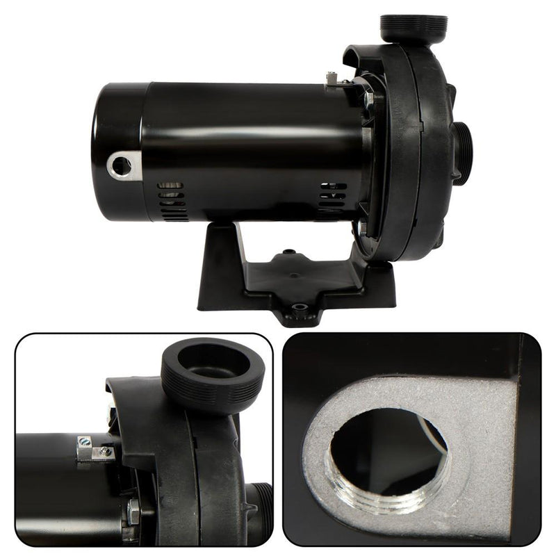 DURAFORCE W36060 3/4 HP Booster Pump For Inground Swimming Pools Pressure Cleaner Black