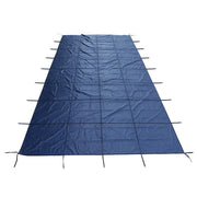 DURAFORCE Inground Pool Safety Cover For 25' x 45' Rectangle Blue Mesh In-Ground Winter